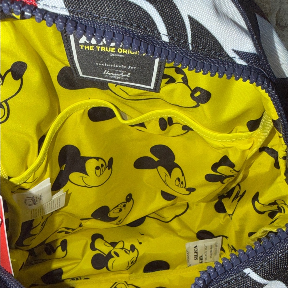 Herschel Mickey Mouse Print Backpack - Picture 9 of 15